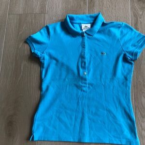 Lacoste aqua polo shirt